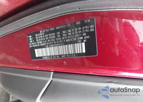 2011 Subaru Tribeca 3.6R Limited from USA, damaged, VIN 4S4WX9GD0B4401431